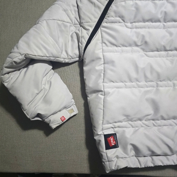 K2 Perimeter Women's Snowboarding Softshell Jacket Size Small Gray Down YKK Zipp - Picture 11 of 17